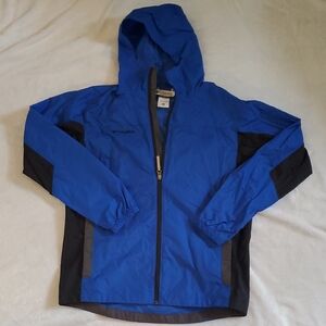 Columbia Vibrant Blue and Charcoal Jacket Size 18/20 Youth